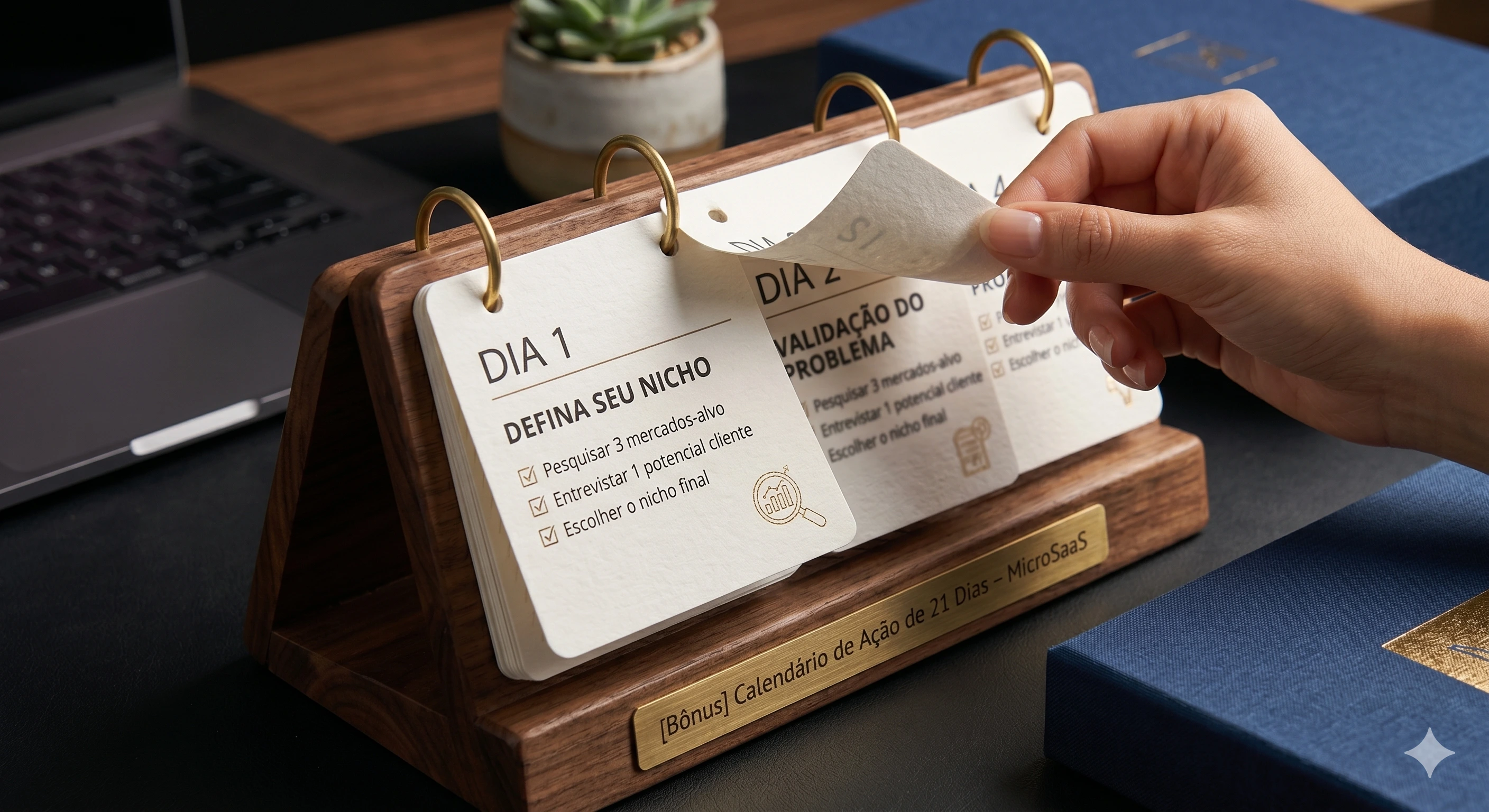 📅 Calendário de Ação de 21 Dias – MicroSaaS